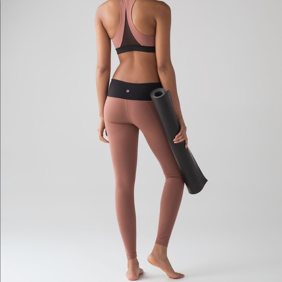 lululemon athletica Pants - Lululemon Wunder Under Tight in Henna / Black